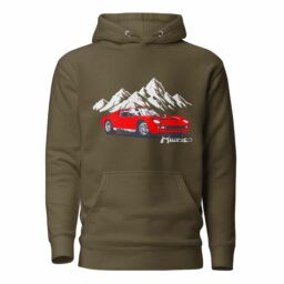 Lamborghini Hoodie Sweatshirt - Lamborghini Miura SV - Italian Classic Supercar
