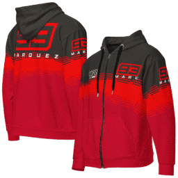Marc Marquez #93 Ducati Corse Zipped Hoodie - Unisex