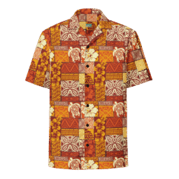 Batik Print Surf Design Hawaiian Shirt