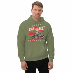 London Cafe Racer Cult Motorcycle Hoodie